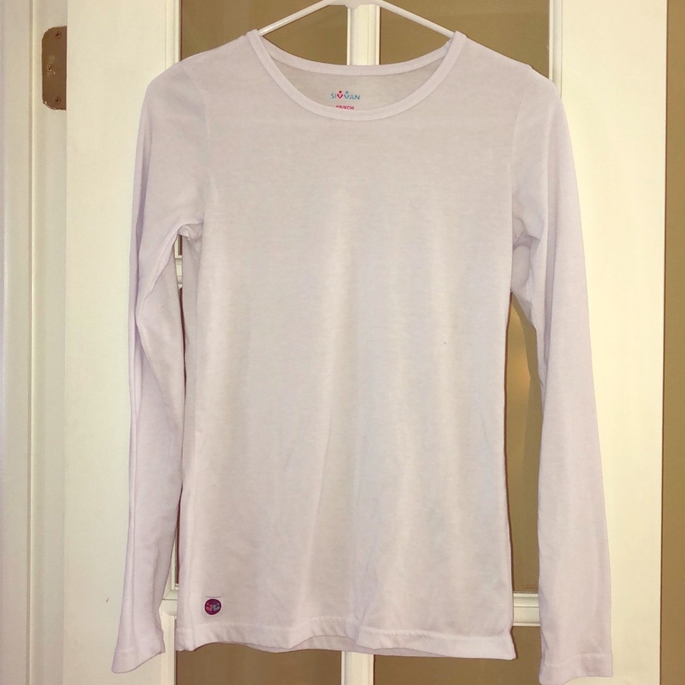 Long sleeve under scrub tee